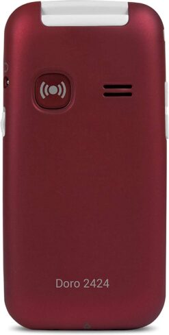 Doro 2424 Red Assistance Phone - Unlocked - Good Condition