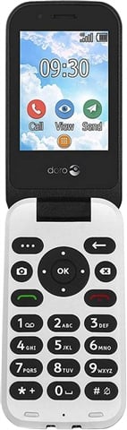 Doro 7030 Big Button Assistance Flip Phone - Red - Unlocked - Good Condition